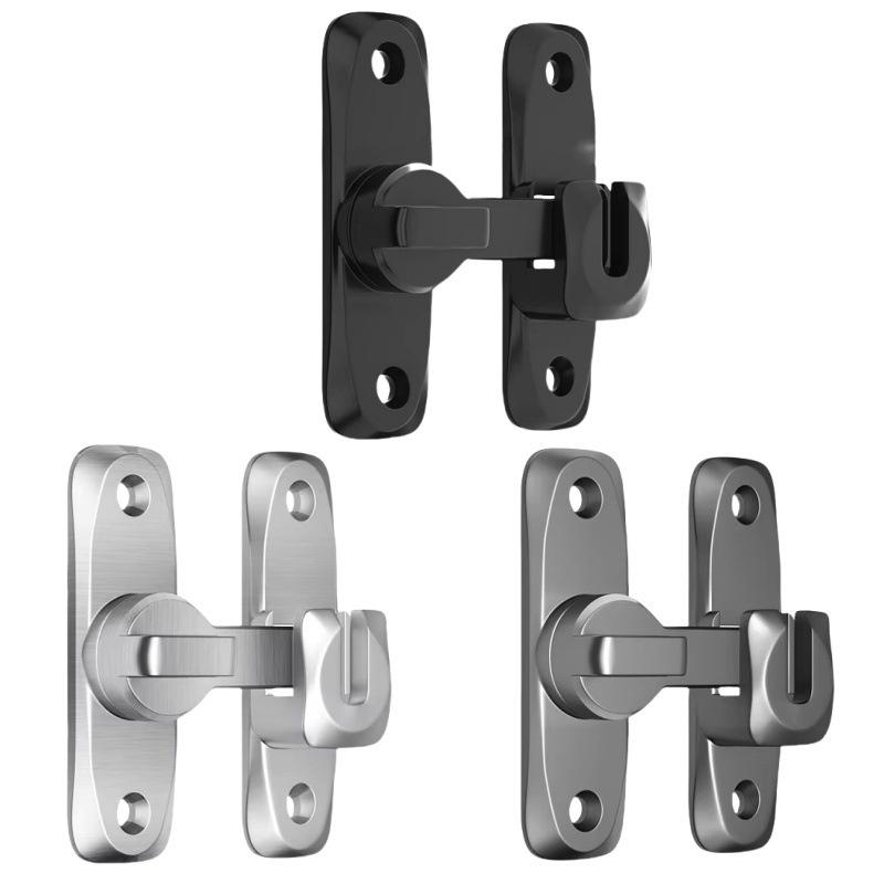 Furniture Hardware Fitting - ล็อคประตูแบบพลิก 90/180 องศา อุปกรณ์รักษาความปลอดภัยบ้าน กลอนประตูเลื่อน กลอนประตูเล็ก