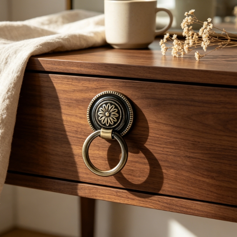 แพ็ค 6 Antique Bronze Drop ดึง - Furniture Hardware Drop Pulls บทวิจารณ์และราคา