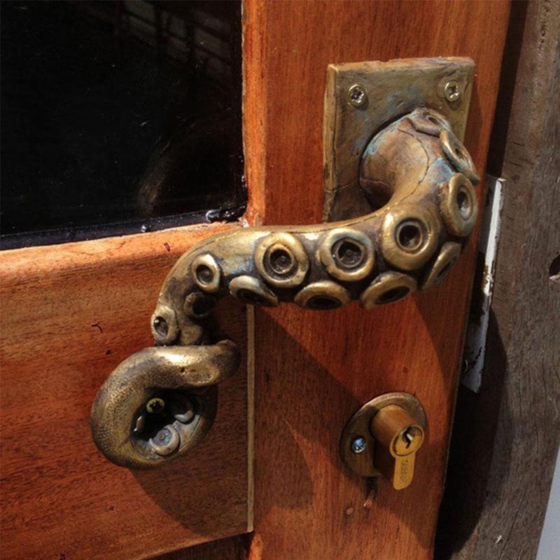 Vintage Octopus ลูกบิดประตูสัต - Furniture Hardware Jig บทวิจารณ์และราคา