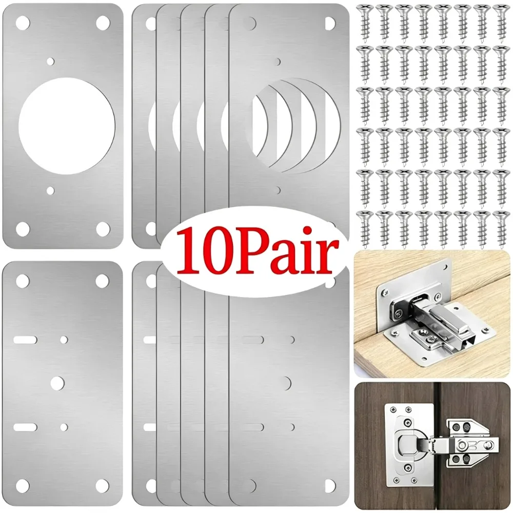 แผ่นซ่อมบานพับ 10/1 คู่ สำหรับ - Cabinet Hinge Overlay บทวิจารณ์และราคา