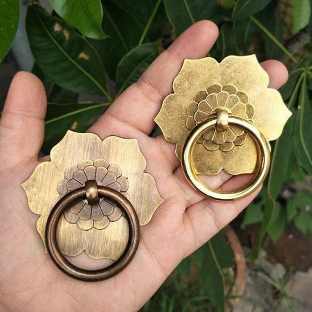 Antique Bronze ทองเหลืองเฟอร์น - Furniture Hardware Drop Pulls บทวิจารณ์และราคา