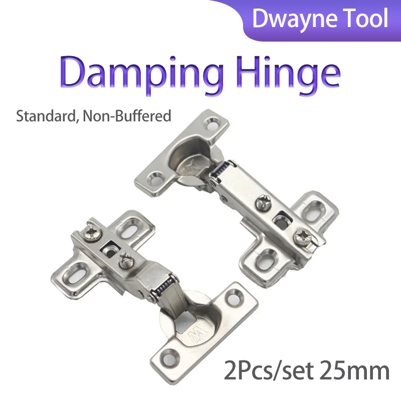บานพับแบบมีโช้ค 2 ชิ้น/ชุด 25  - Cabinet Hinge Overlay บทวิจารณ์และราคา